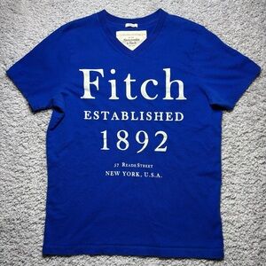 Vintage Abercrombie and Fitch Shirt Mens Extra Large Muscle Y2K V Neck Tee Party